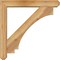 Ekena Millwork Imperial Craftsman Rough Sawn Bracket w/ Offset Brace, Western Red Cedar, 6"W x 36"D x 36"H BKT0604X36X36IMP04RWR - alternate 3